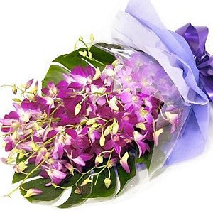 Cheap flower delivery Malaysia-Orchid Hand Bouquet-Purple Rhapsody | Orchid Hand Bouquet-Purple Rhapsody