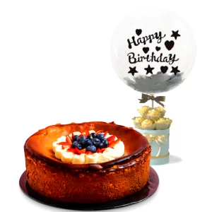 Cake delivery KL Basque Berries Burnt Cheesecake