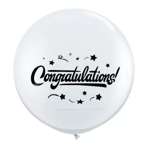 bubble balloon - congratulations