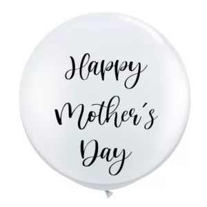 Clear balloon - happy mothers day