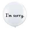 Bubble balloon - im sorry | Clear balloon - im sorry