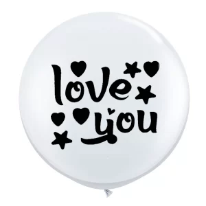 Bubble balloon - love you