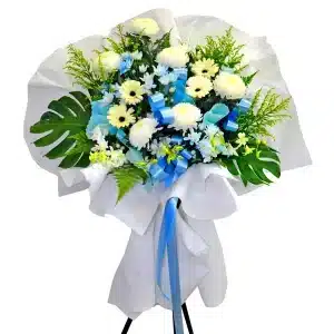 Condolences Flowers - Memories Funeral Flower Stand