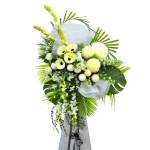 Condolences Flowers - Remembrance Funeral Flower Stand