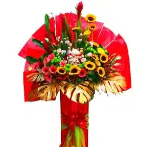 Grand Opening Flower Stand - Kudos Congratulation Flowers